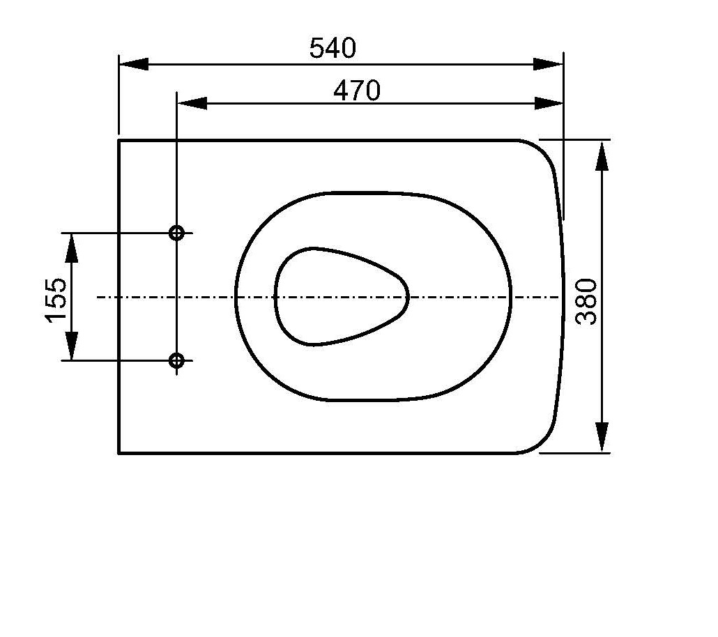 Toto Wand-Tiefspül-WC randlos „SP“ 380 × 335 × 540 mm in weiß Toto Wand-Tiefspül-WC randlos „SP“ 380 × 335 × 540 mm in weiß