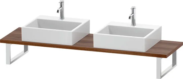 Duravit Konsole „DuraStyle“, links und rechts in Nussbaum Natur Duravit Konsole „DuraStyle“, links und rechts in Nussbaum Natur
