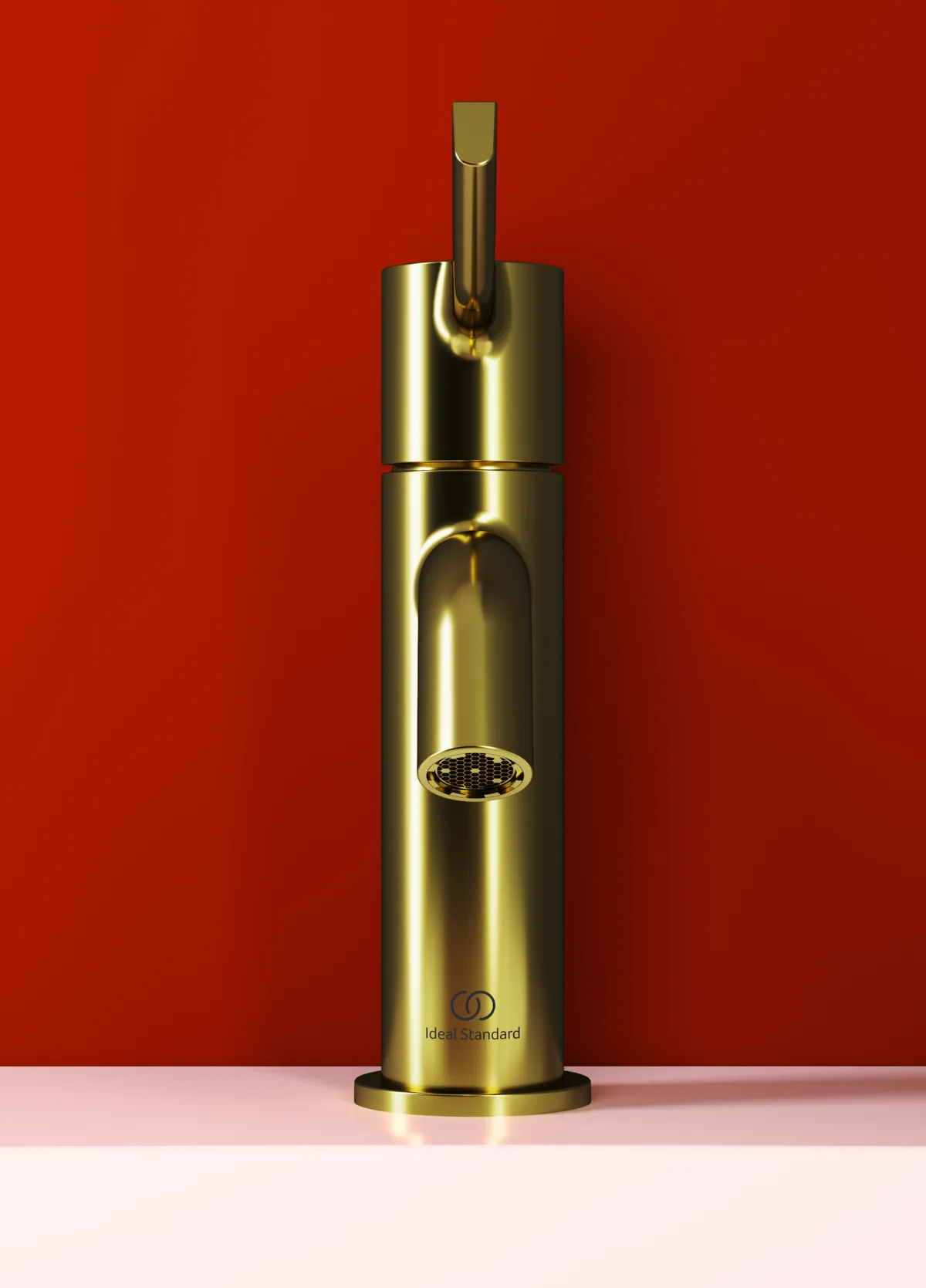 Ideal Standard Waschischarmatur Joy Arm BD468A2, Ausladung 110mm, Brushed Gold Ideal Standard Waschischarmatur Joy Arm BD468A2, Ausladung 110mm, Brushed Gold