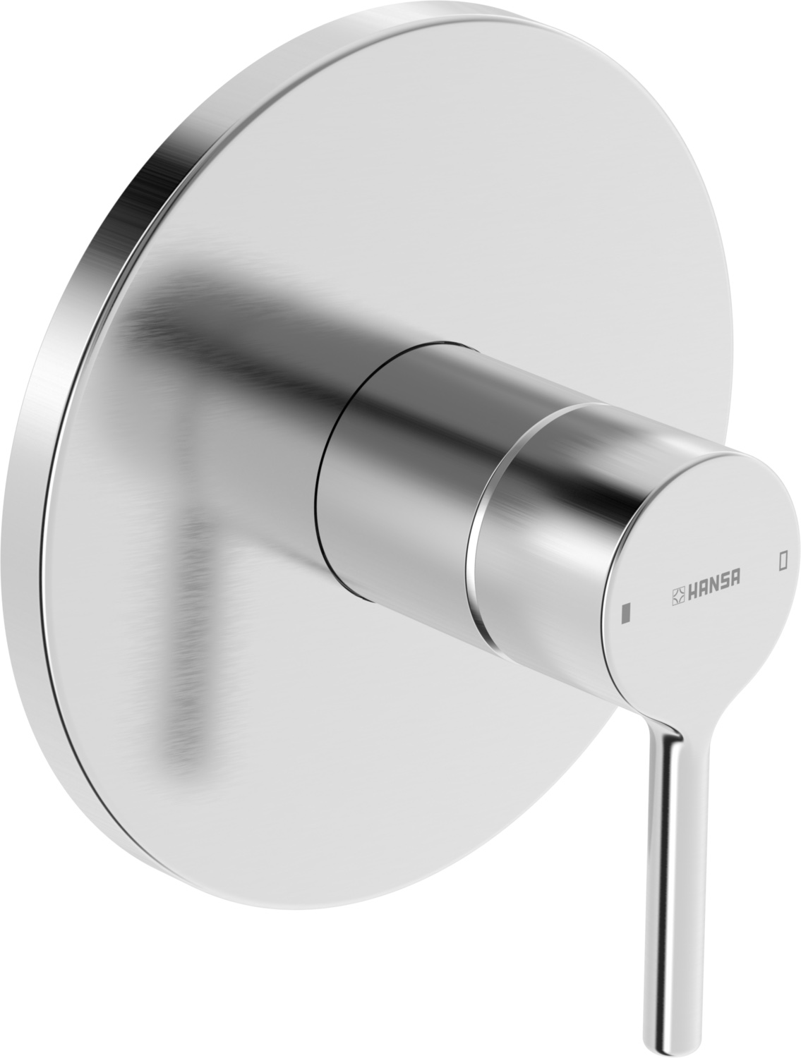 EHM Fertigset für Brause-Batterie VANTIS 8261 Rosette rund Chrom Pinhebel