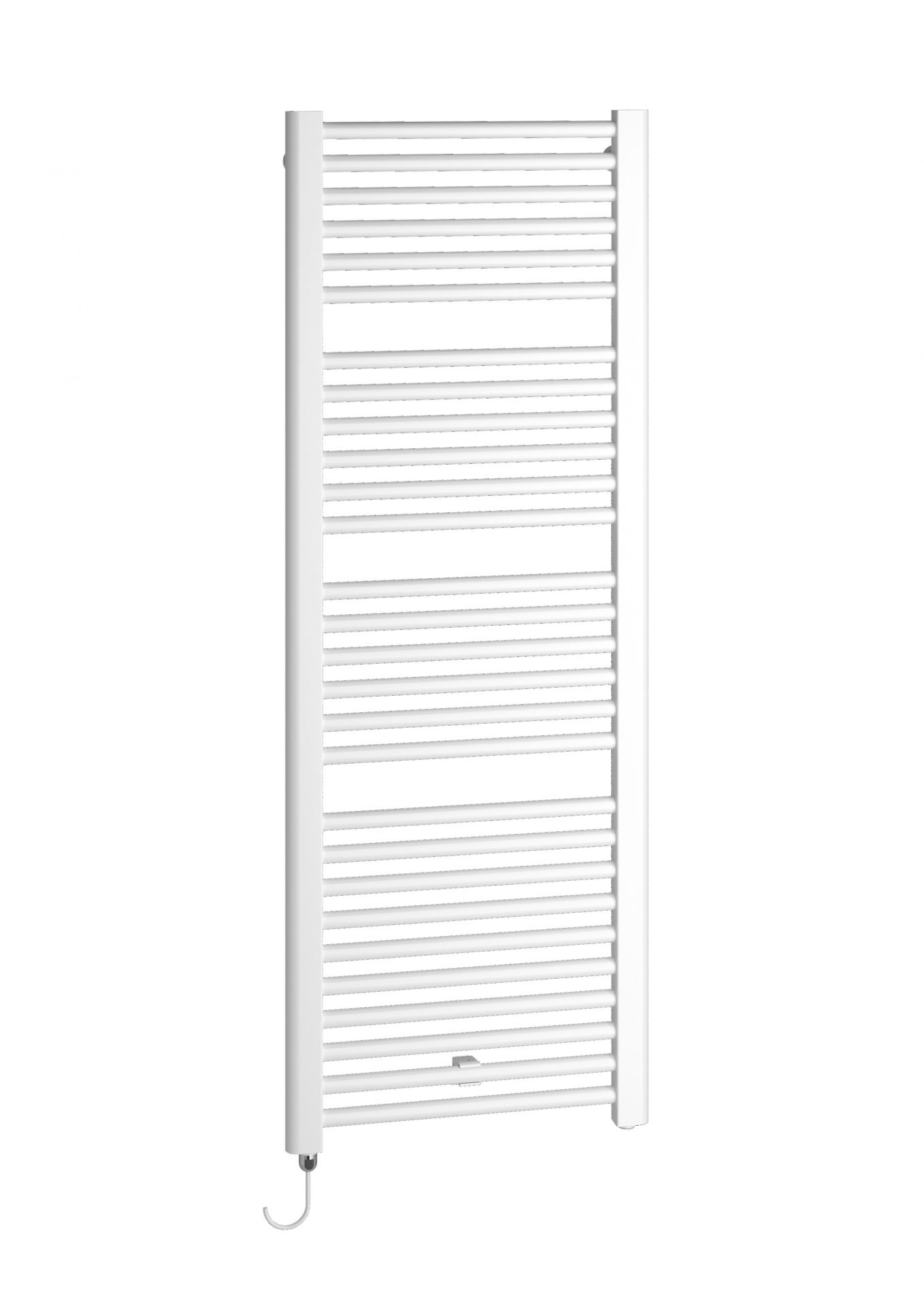 Kermi Elektroheizkörper „Basic®-E“ 74,9 × 80,4 cm in Schwarz Soft (RAL 9005, matt)