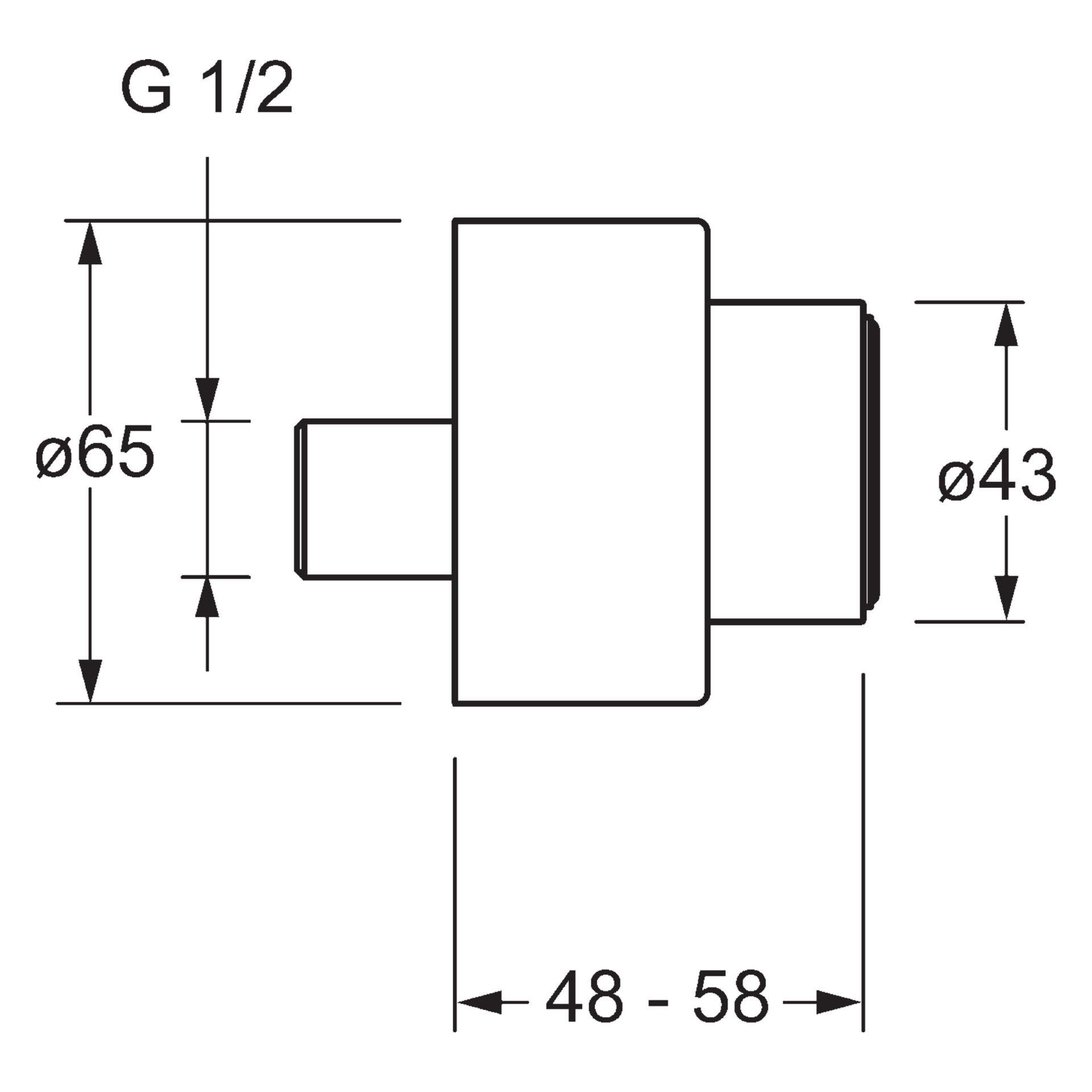 Hansa Rosette in Chrom Hansa Rosette in Chrom