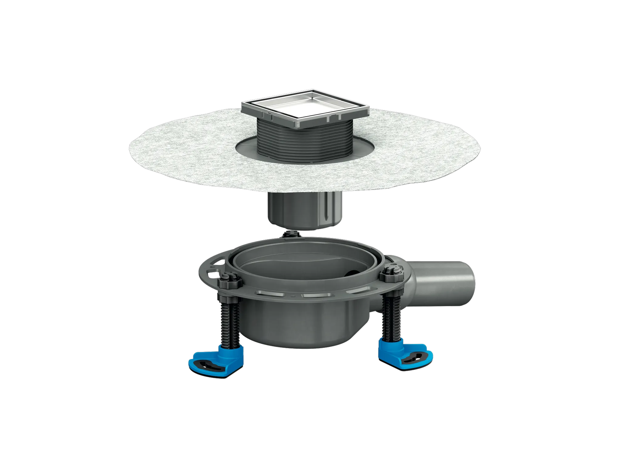 Bodenablauf DallDrain Individual, DN 50, 100 x 100 mm Bodenablauf DallDrain Individual, DN 50, 100 x 100 mm