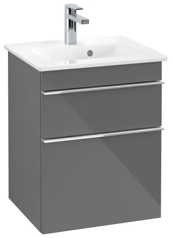 Villeroy & Boch Waschtischunterschrank „Venticello“ für Schrankwaschtisch 466 × 590 × 425 mm Glossy Grey, für Becken mittig
