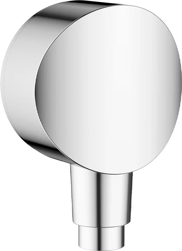 Hansgrohe FixFit Wandanschluss S mit Rückflussverhinderer, Chrom, Anschlussart G 1/2