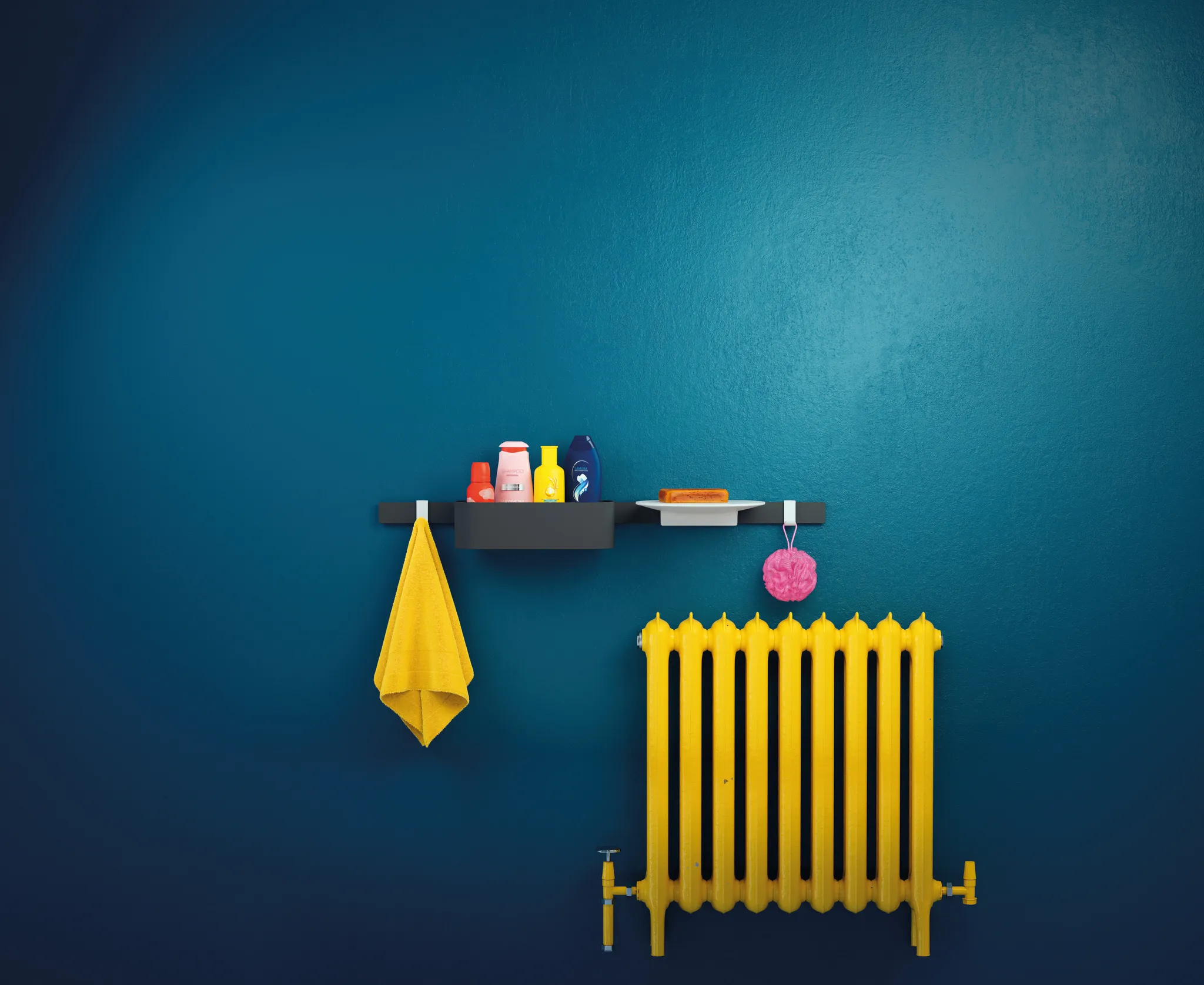 Hansgrohe WallStoris Ablagekorb tief, Mattschwarz Hansgrohe WallStoris Ablagekorb tief, Mattschwarz