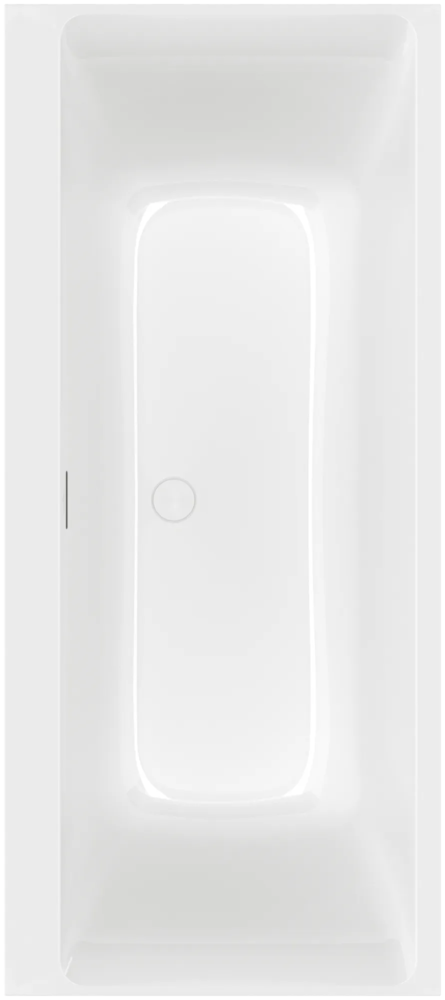 Villeroy & Boch Badewanne „Subway 3.0“ rechteck 170 × 75 cm, Mittelablauf in Weiß Alpin