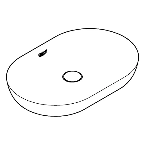 Aufsatzschale Essence 39608_H, ohne Hahnloch 60 cm, 600 x 400 mm, aus Sanitärkeramik, PureGuard Hygieneoberfläche, alpinweiß Aufsatzschale Essence 39608_H, ohne Hahnloch 60 cm, 600 x 400 mm, aus Sanitärkeramik, PureGuard Hygieneoberfläche, alpinweiß