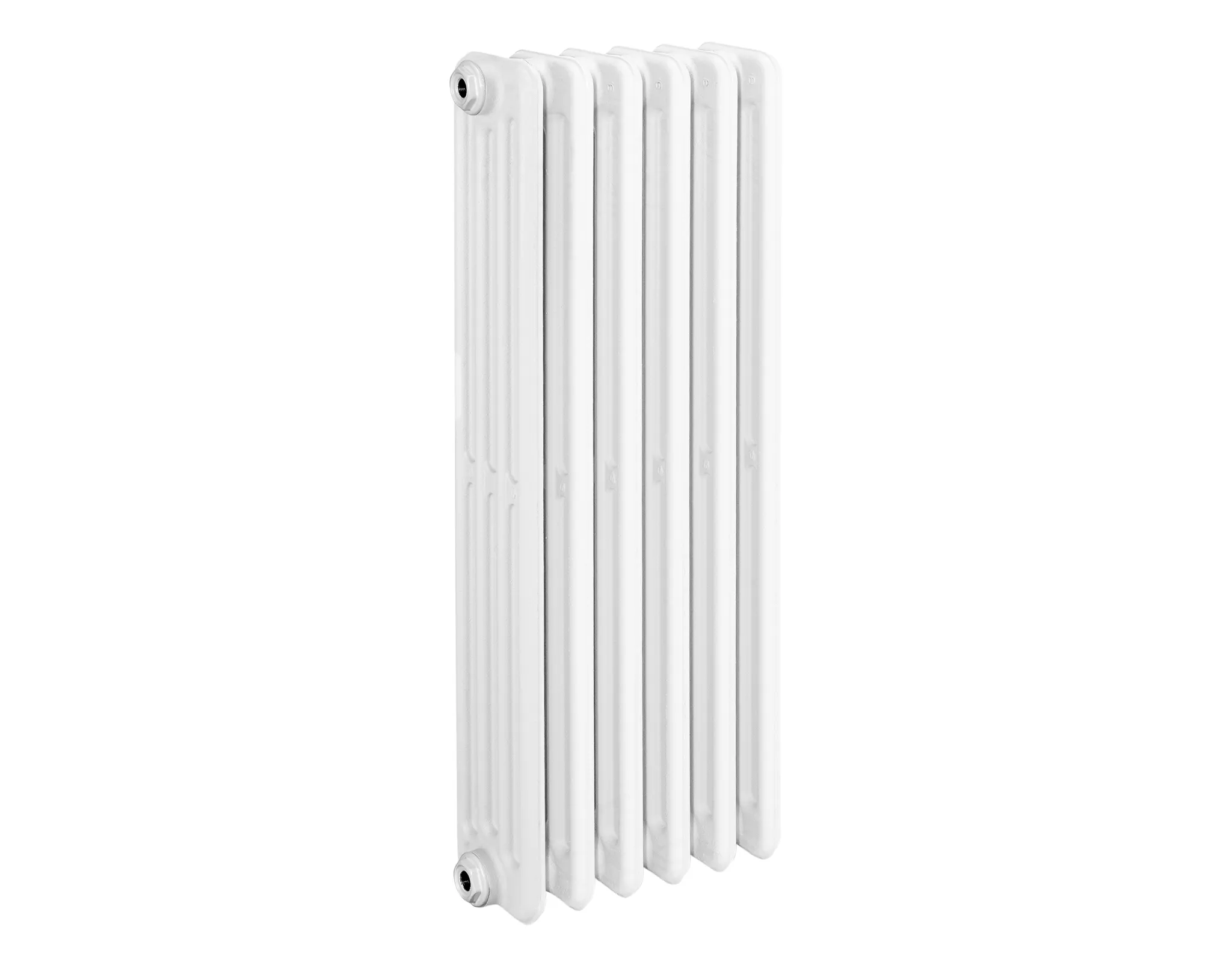 Beispielbild eines Heizkörpers mit 6 Gliedern ASW DIN-Gussradiator Berlin RAL 9010, 9 Glieder, BH 980 NA 900 BL 540 BT 160