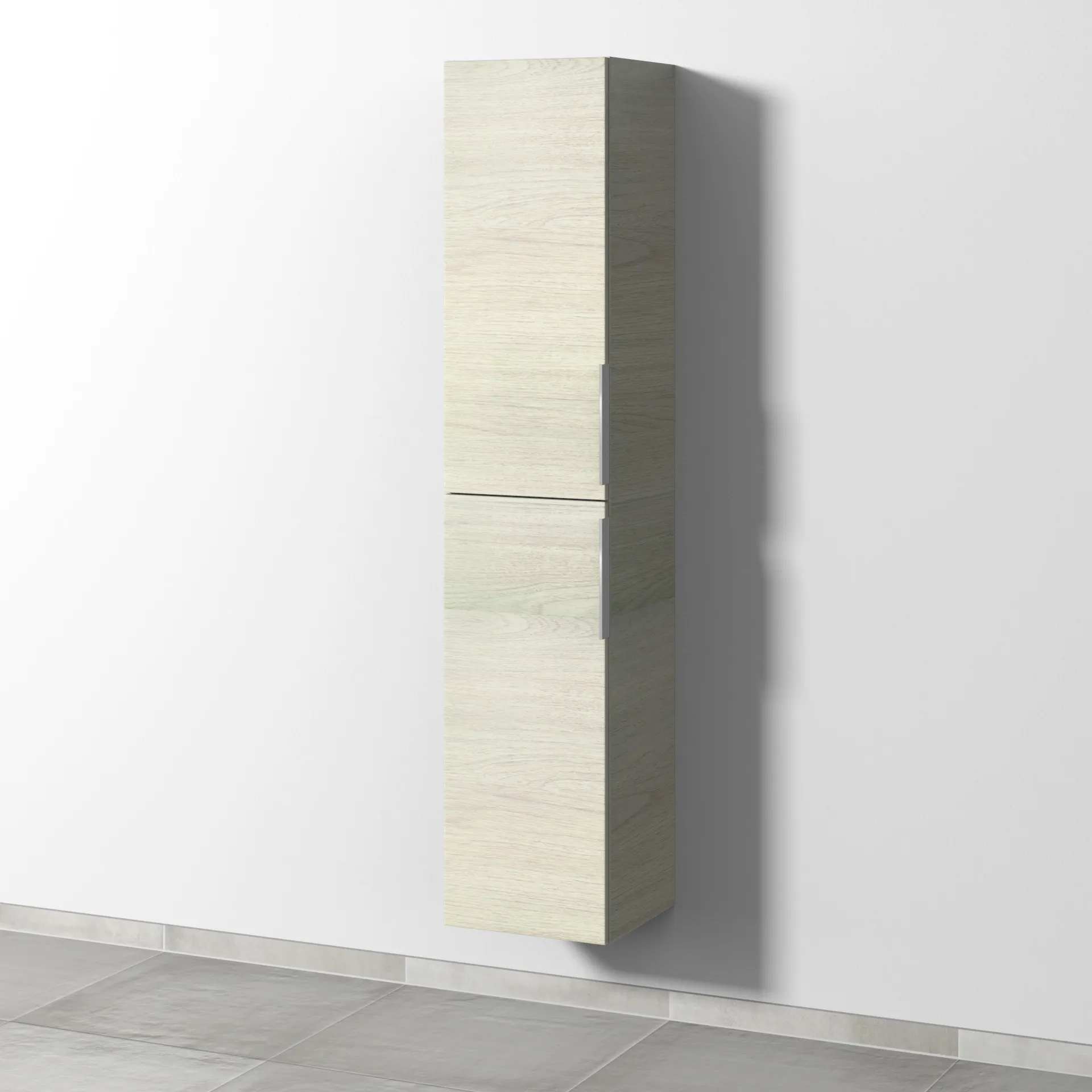 Sanipa Hochschrank „3way“ 350 × 1700 × 345 mm Anschlag links, in White Oak, Anschlag links Sanipa Hochschrank „3way“ 350 × 1700 × 345 mm Anschlag links, in White Oak, Anschlag links