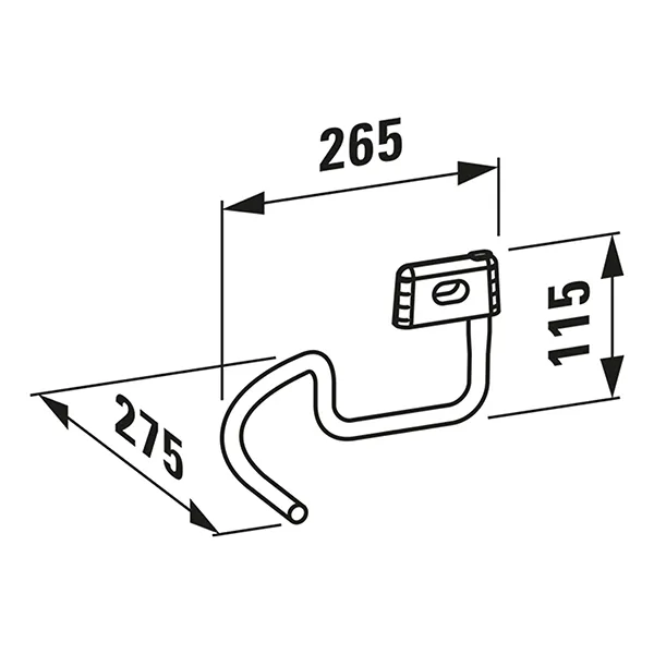 Laufen Handtuchhalter VAL 265x270, Chrom Laufen Handtuchhalter VAL 265x270, Chrom