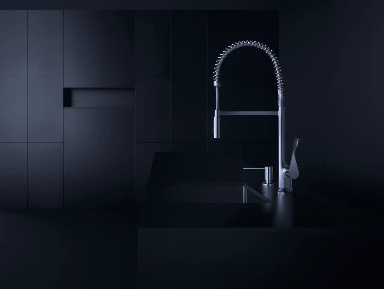 Hansgrohe Axor Citterio Einhebel-Küchenmischer Semi-Pro Chrom, ComfortZone 230, Schwenkbereich 360°, Laminarstrahl und Brausestrahl, arretierbar, max. Durchfluss 9 l/min, Keramikmischsystem, für Durchlauferhitzer geeignet Hansgrohe Axor Citterio Einhebel-Küchenmischer Semi-Pro Chrom, ComfortZone 230, Schwenkbereich 360°, Laminarstrahl und Brausestrahl, arretierbar, max. Durchfluss 9 l/min, Keramikmischsystem, für Durchlauferhitzer geeignet