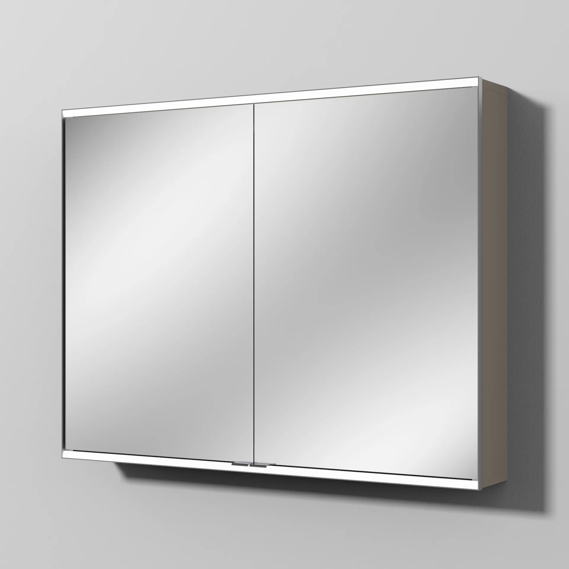 Sanipa Spiegelschrank „Marie“ 1008 × 785 × 157 mm in Sandgrau (matt), ohne Spiegelheizung