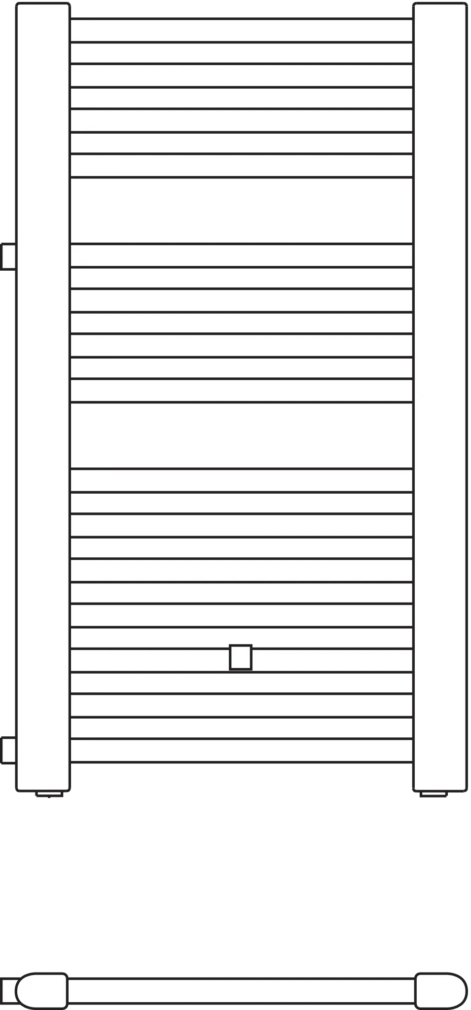 Kermi Heizkörper „Basic®-D“ 52,4 × 80,4 cm in Weiß Kermi Heizkörper „Basic®-D“ 52,4 × 80,4 cm in Weiß