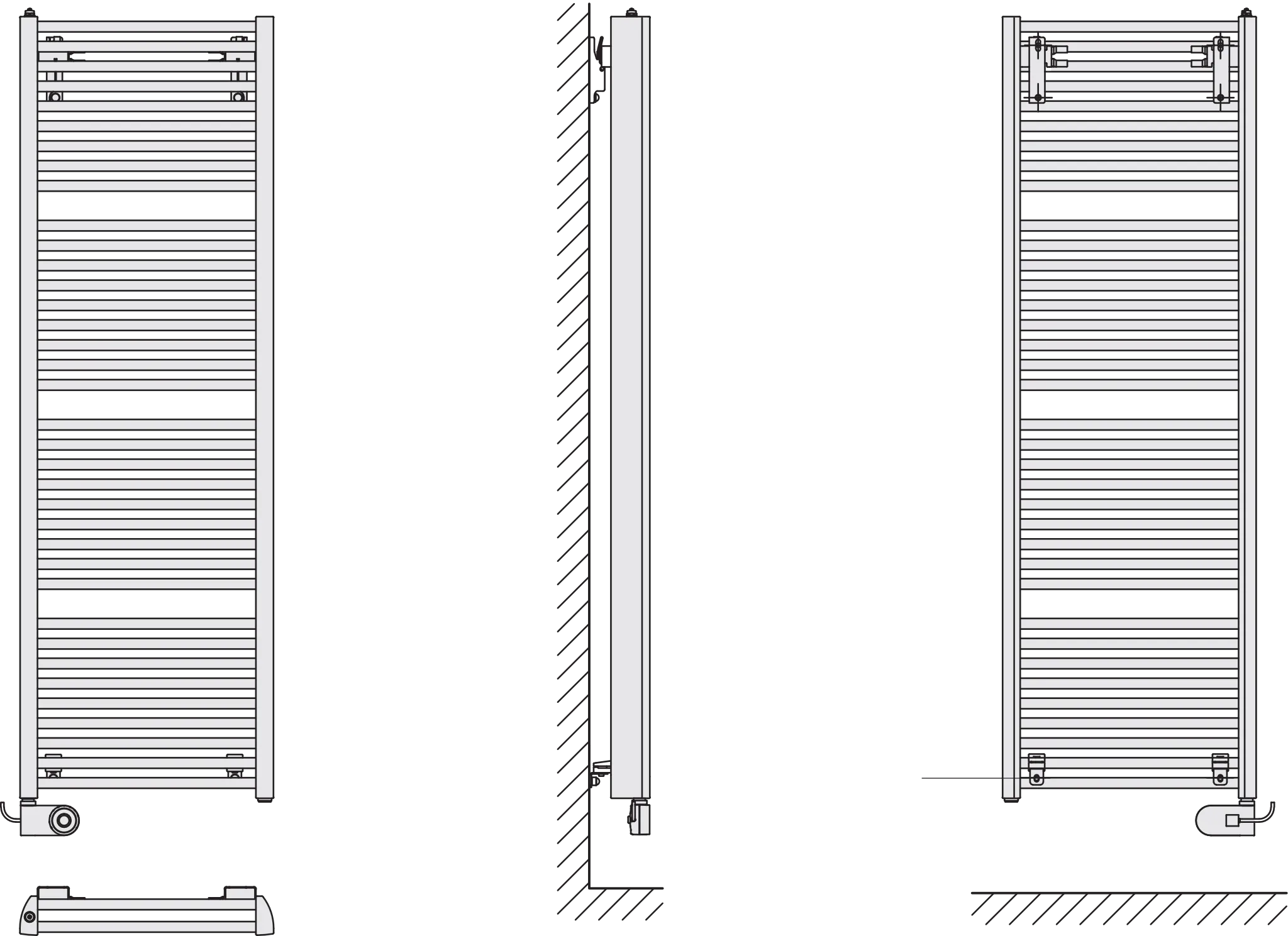 Kermi Design-Elektroheizkörper doppellagig „Duett®-E“ 63,4 × 149,2 cm Kermi Design-Elektroheizkörper doppellagig „Duett®-E“ 63,4 × 149,2 cm