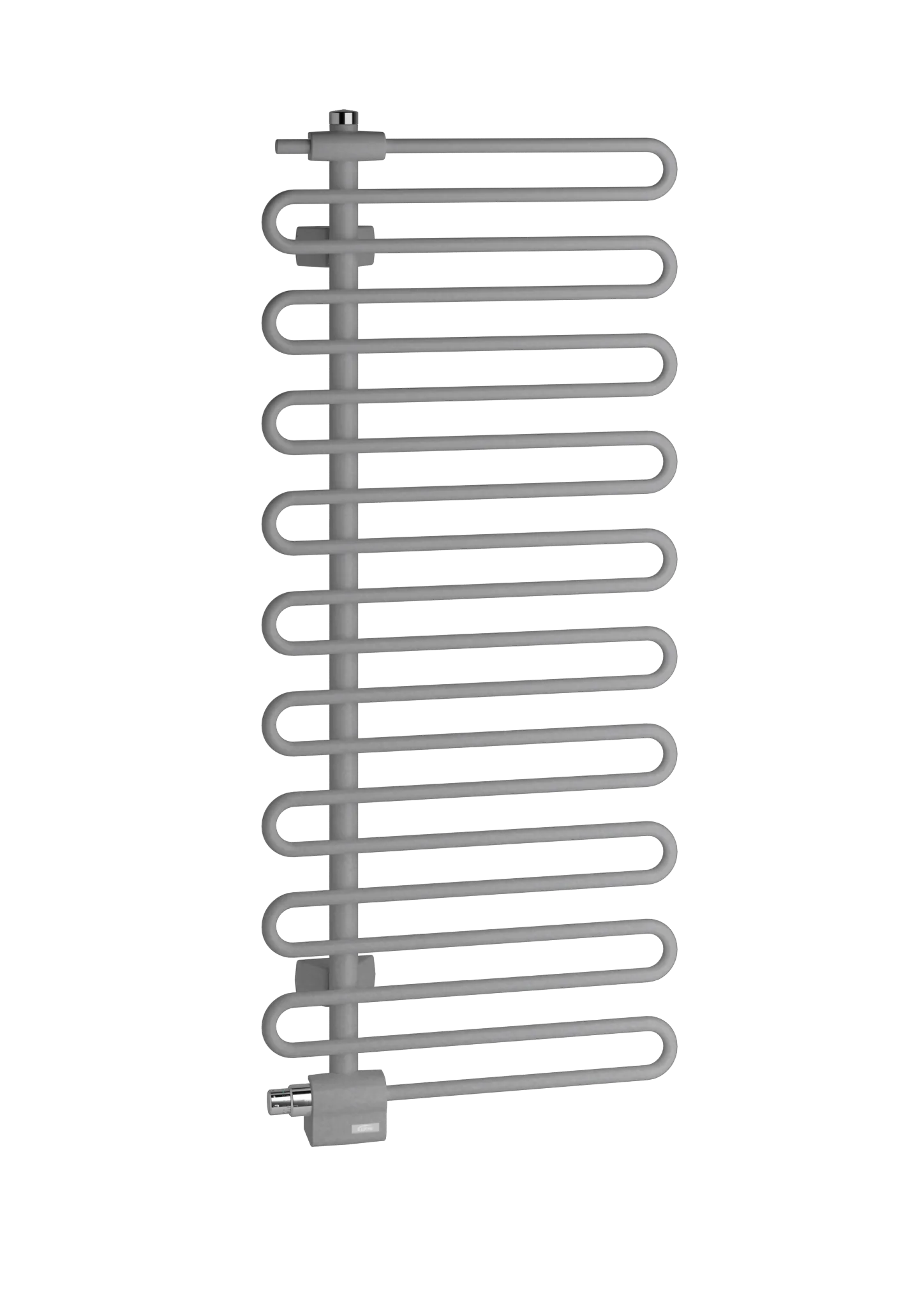 Kermi Design-Heizkörper „Icaro®“ 60 × 186,6 cm in glanzsilber Metallic