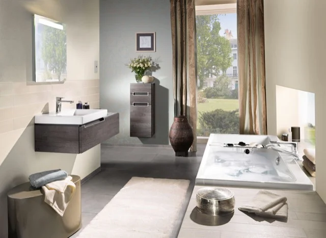 Villeroy & Boch Badewanne „Subway“ rechteck 170 × 75 cm, Mittelablauf in Weiß Alpin
