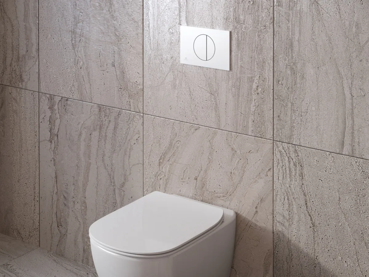 Betätigungsplatte M5 Oleas mechanische Auslösung Brushed Gold Betätigungsplatte M5 Oleas mechanische Auslösung Brushed Gold