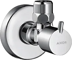 Hansgrohe AXOR Eckventil S-Design in Chrom, Anschlussmaße Eingang G 1/2, Abgang G 3/8