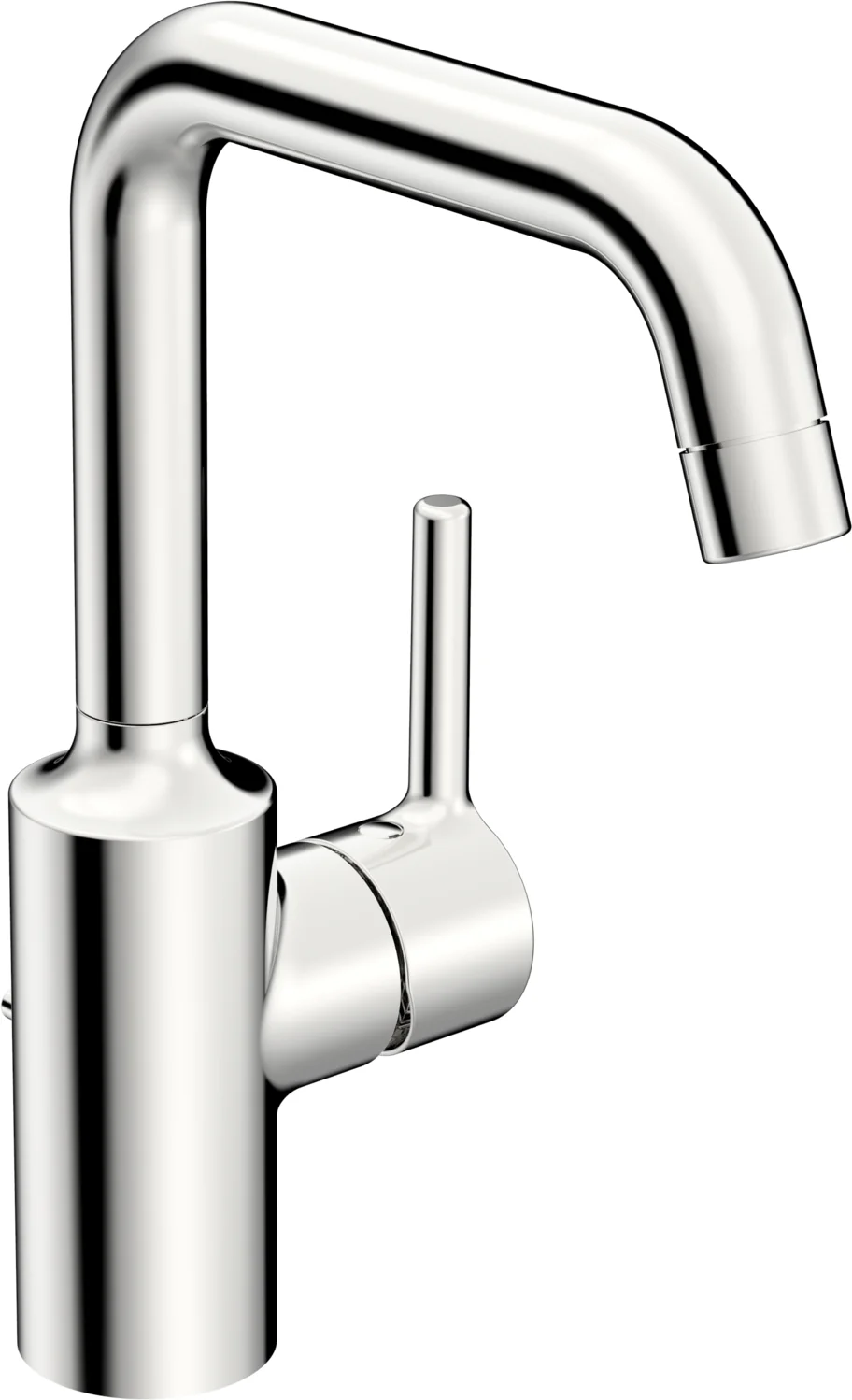 HansaVANTIS Waschtischarmatur Hansavantis 2022 EHM WT-Batt. 5254 Ablaufgarnitur Ausladung 152 mm Chrom