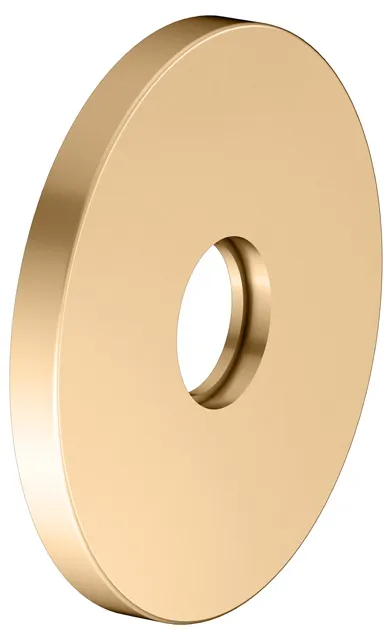 IXMO Wandrosette rund D: 105 mm Messing gebürstet