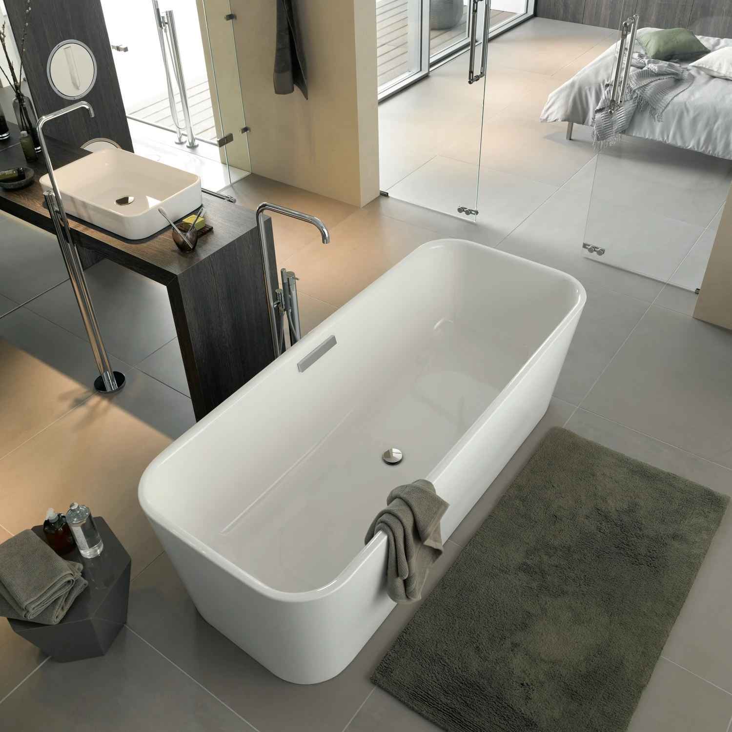 Bette rechteck Badewanne „BetteArt“ 180,5 × 75,5 cm in Snow Bette rechteck Badewanne „BetteArt“ 180,5 × 75,5 cm in Snow