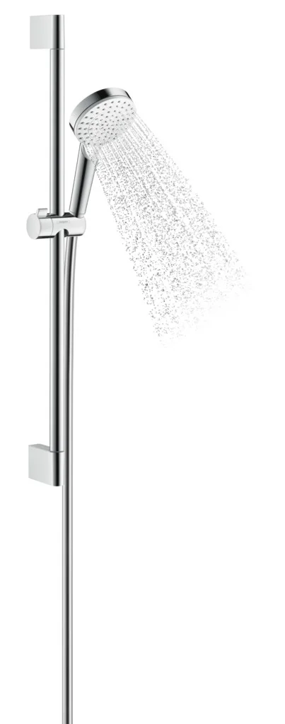 Hansgrohe Crometta Brausenset 1jet EcoSmart, 9 l/min, Unica 650 mm, weiß/chrom Hansgrohe Crometta Brausenset 1jet EcoSmart, 9 l/min, Unica 650 mm, weiß/chrom