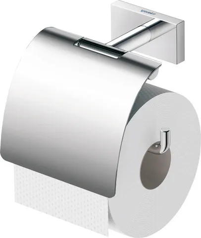 Duravit Toilettenpapierhalter „Karree“ 13,8 × 13,8 × 11,5 cm in Befestigung sichtbar Duravit Toilettenpapierhalter „Karree“ 13,8 × 13,8 × 11,5 cm in Befestigung sichtbar