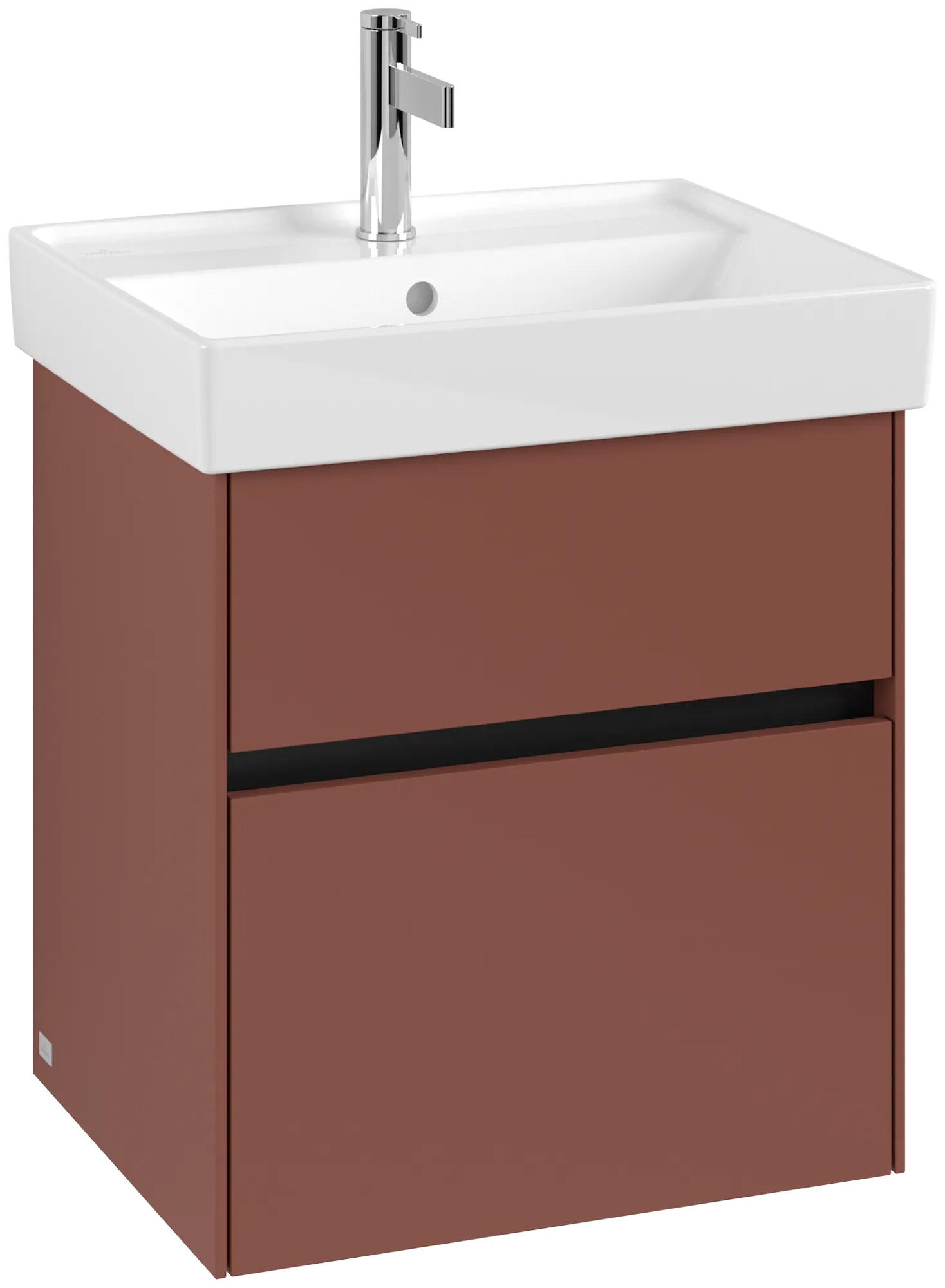 Villeroy & Boch Collaro Waschbeckenunterschrank C007B0, 510 x 546 x 414 mm, Wine Red