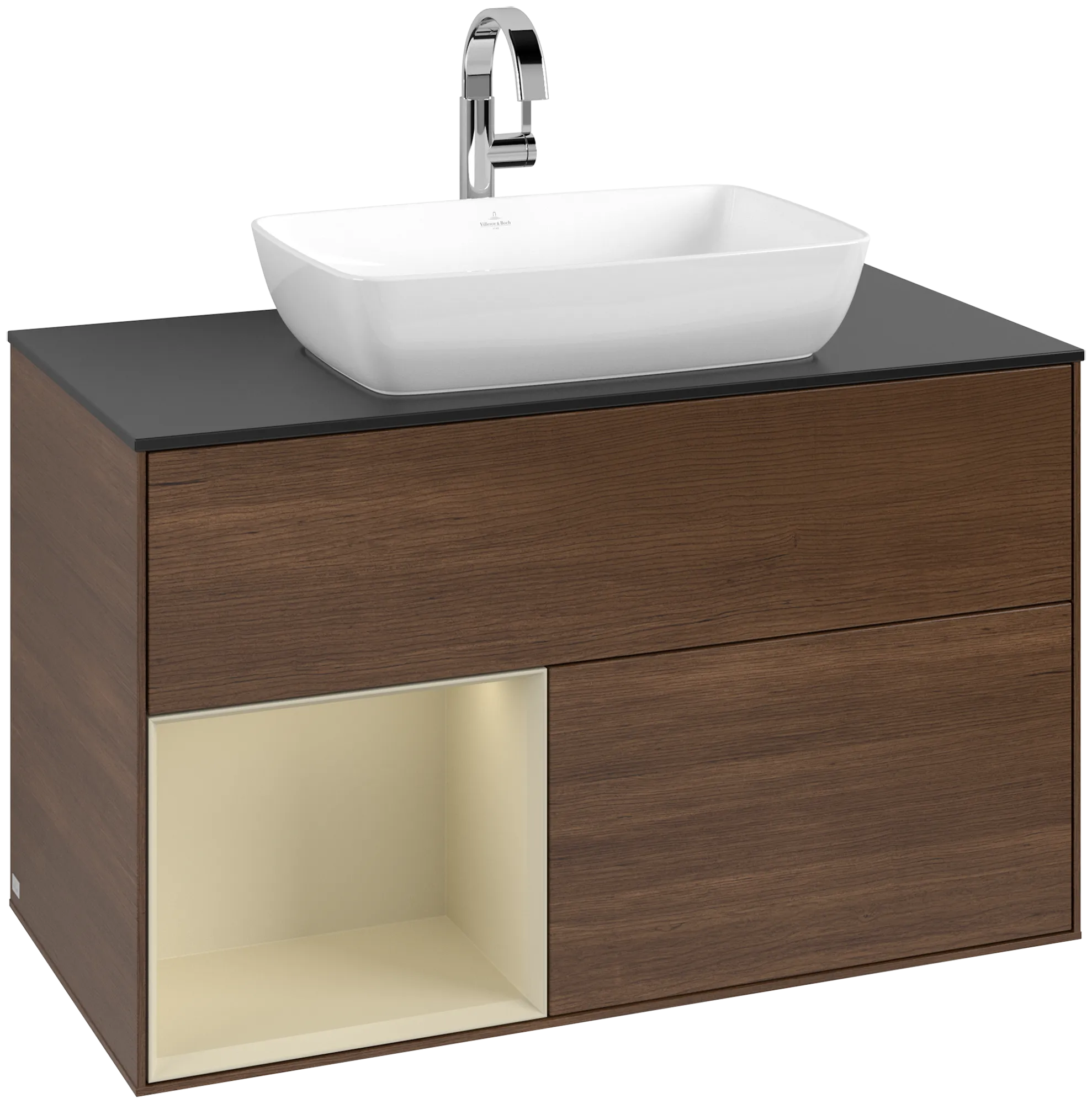 Villeroy & Boch Waschbeckenunterschrank Finion F77, 1000 x 603 x 501 mm, mit Beleuchtung