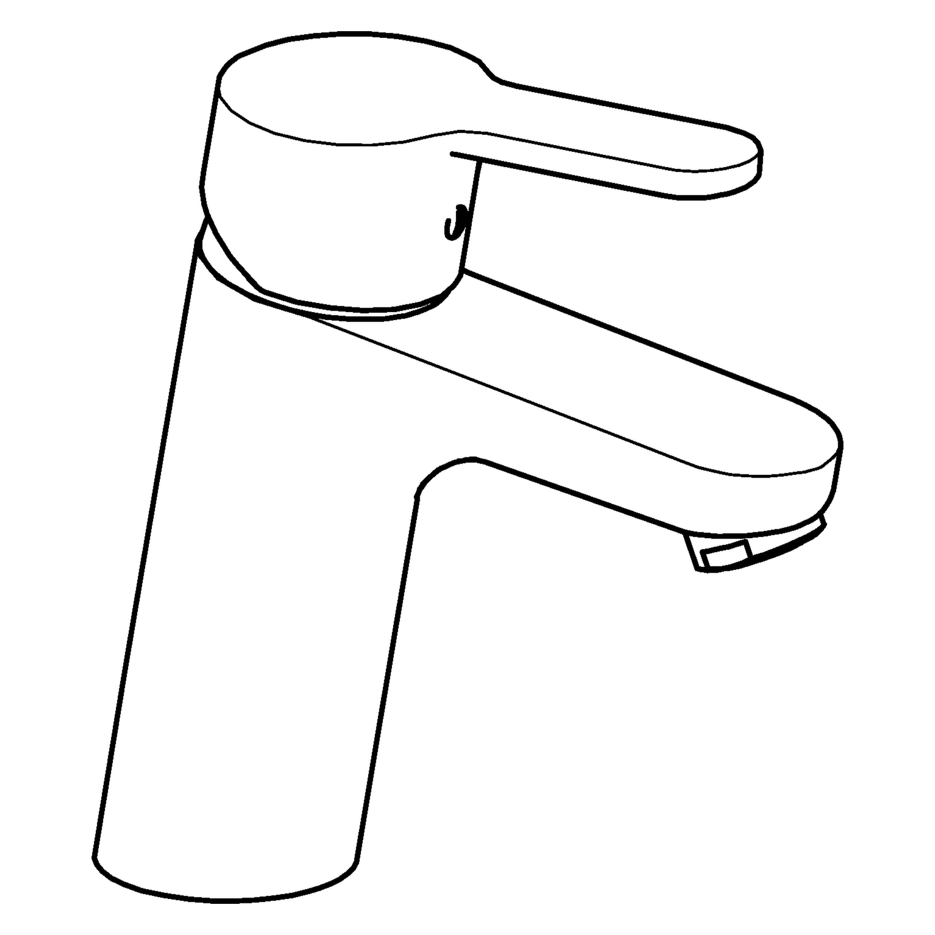 Einhand-Waschtischarmatur „Primo XL“ Ausladung 111 mm in Chrom Einhand-Waschtischarmatur „Primo XL“ Ausladung 111 mm in Chrom