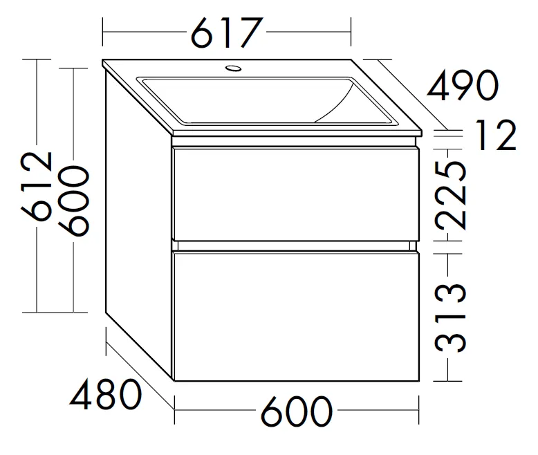 burgbad Badmöbelset „Accura“ in Weiß Solid Matt burgbad Badmöbelset „Accura“ in Weiß Solid Matt