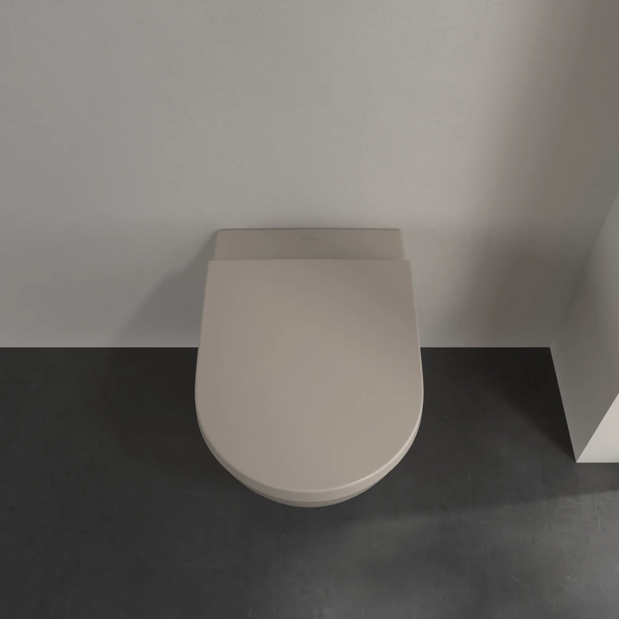 Wand-Tiefspül-WC DirectFlush „Subway 2.0“ 37 × 36,5 × 56 cm in Almond, ohne Spülrand, Abgang waagerecht