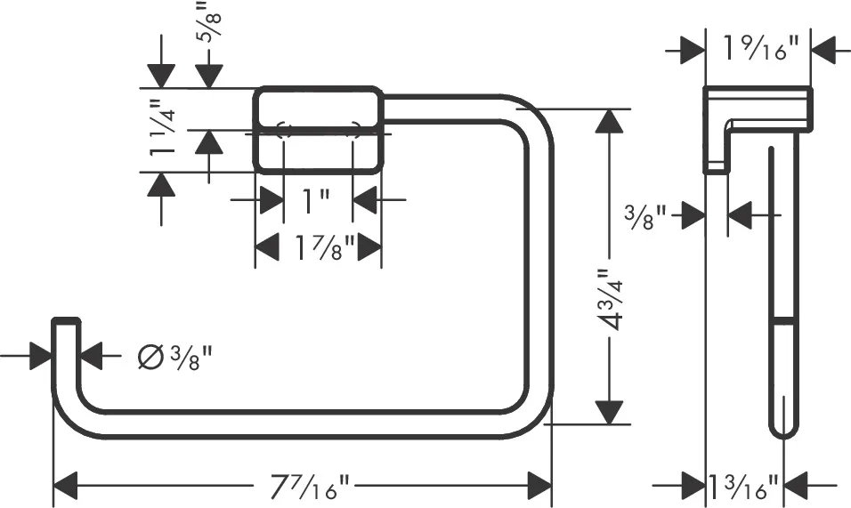 Handtuchring AddStoris chrom Handtuchring AddStoris chrom