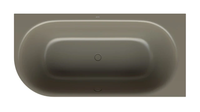 Bette oval Badewanne „BetteLux Oval V Silhouette“ 195 × 95 cm in Graphite