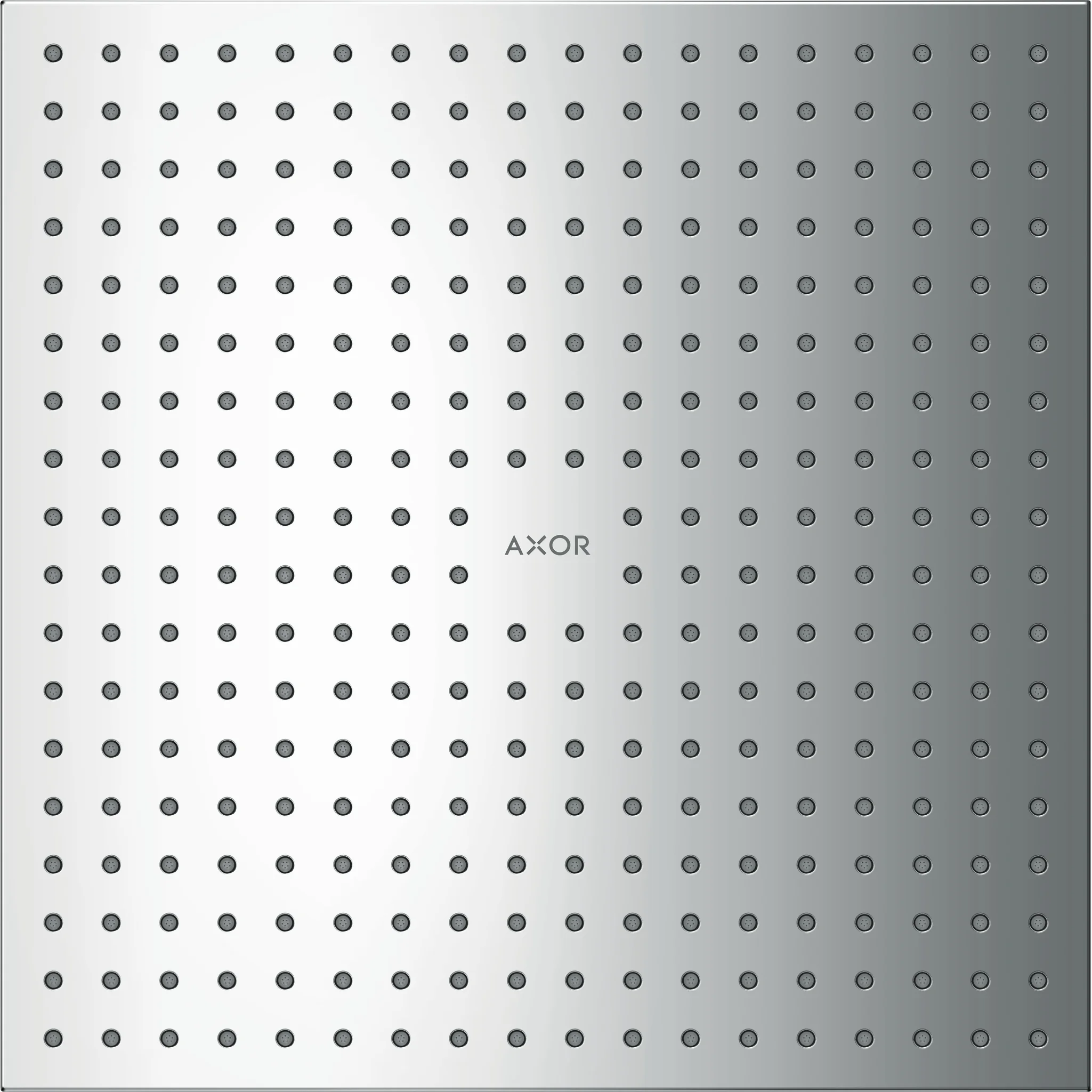 Hansgrohe AXOR ShowerSolutions Kopfbrause 300x300 mm, 1 Strahl, PowderRain, Chrom, Deckenintegriert, DN15, Unterputz