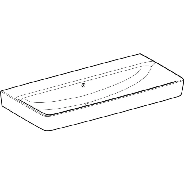 Wandwaschtisch „Renova Plan“, rechteckig 100 × 48 cm Wandwaschtisch „Renova Plan“, rechteckig 100 × 48 cm