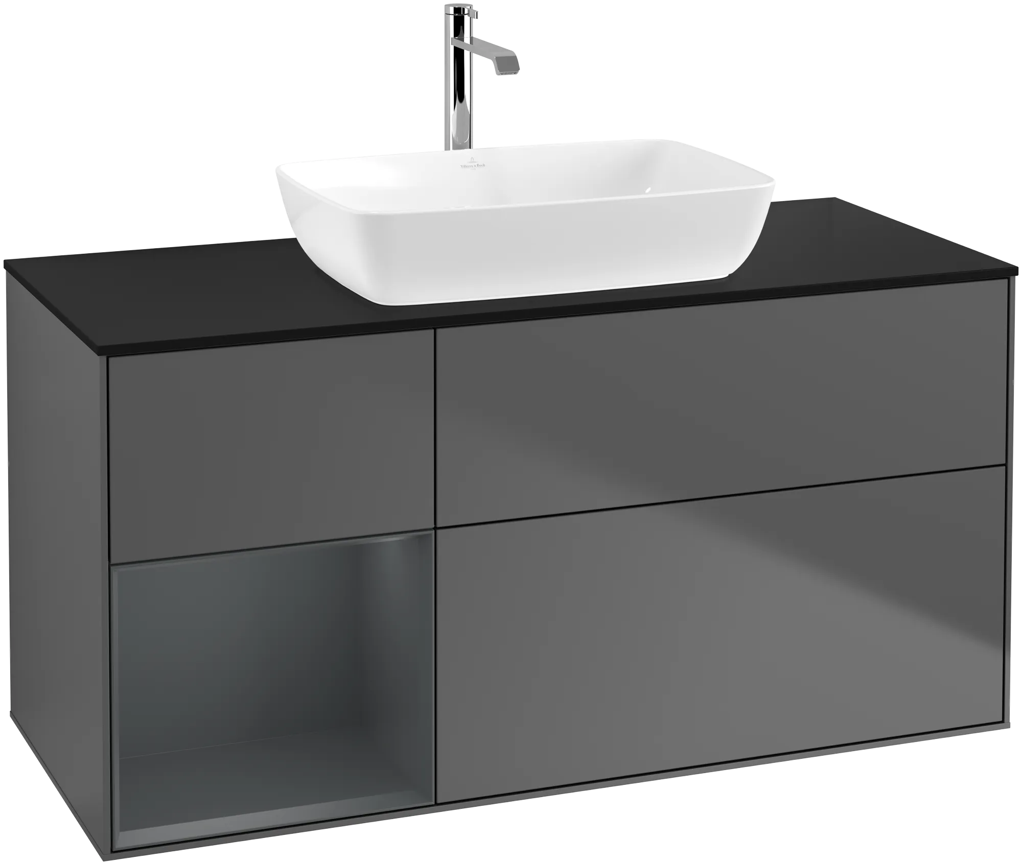 Villeroy & Boch Waschbeckenunterschrank Finion G82, anthrazit