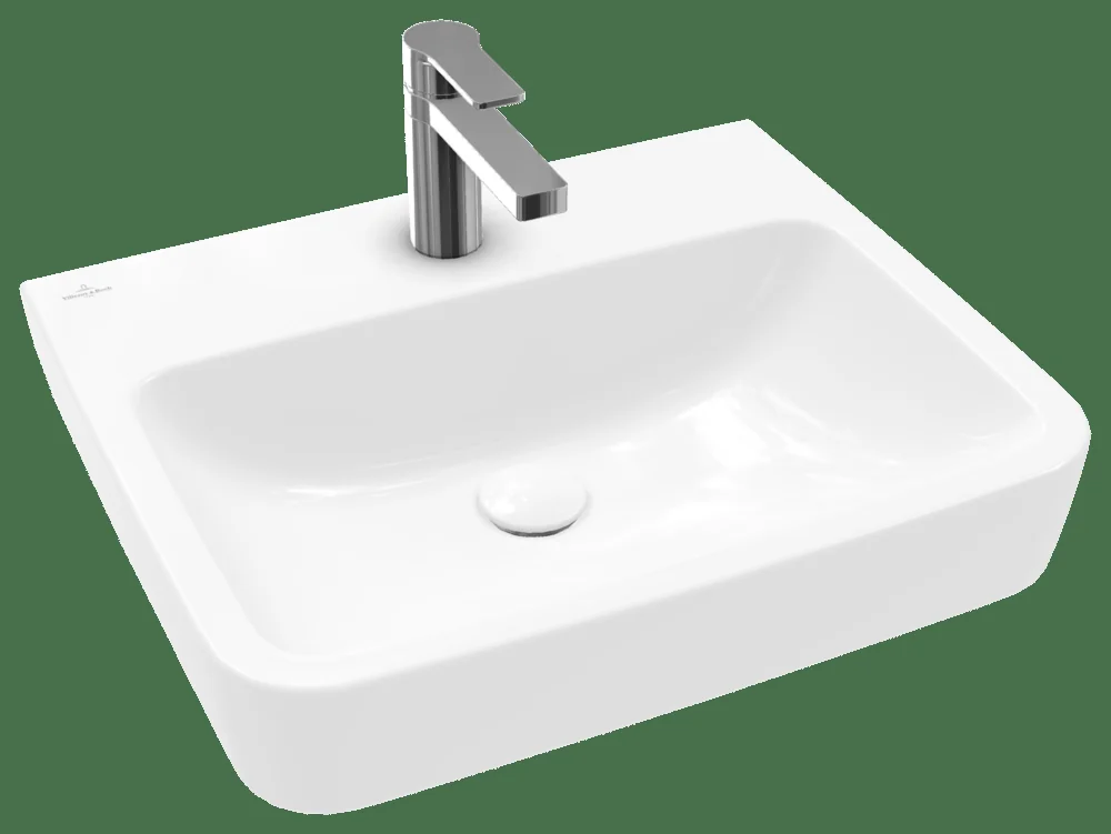 Villeroy & Boch O.novo Waschbecken 4A41MJ 550x460mm Eckig Weiß Alpin Villeroy & Boch O.novo Waschbecken 4A41MJ 550x460mm Eckig Weiß Alpin