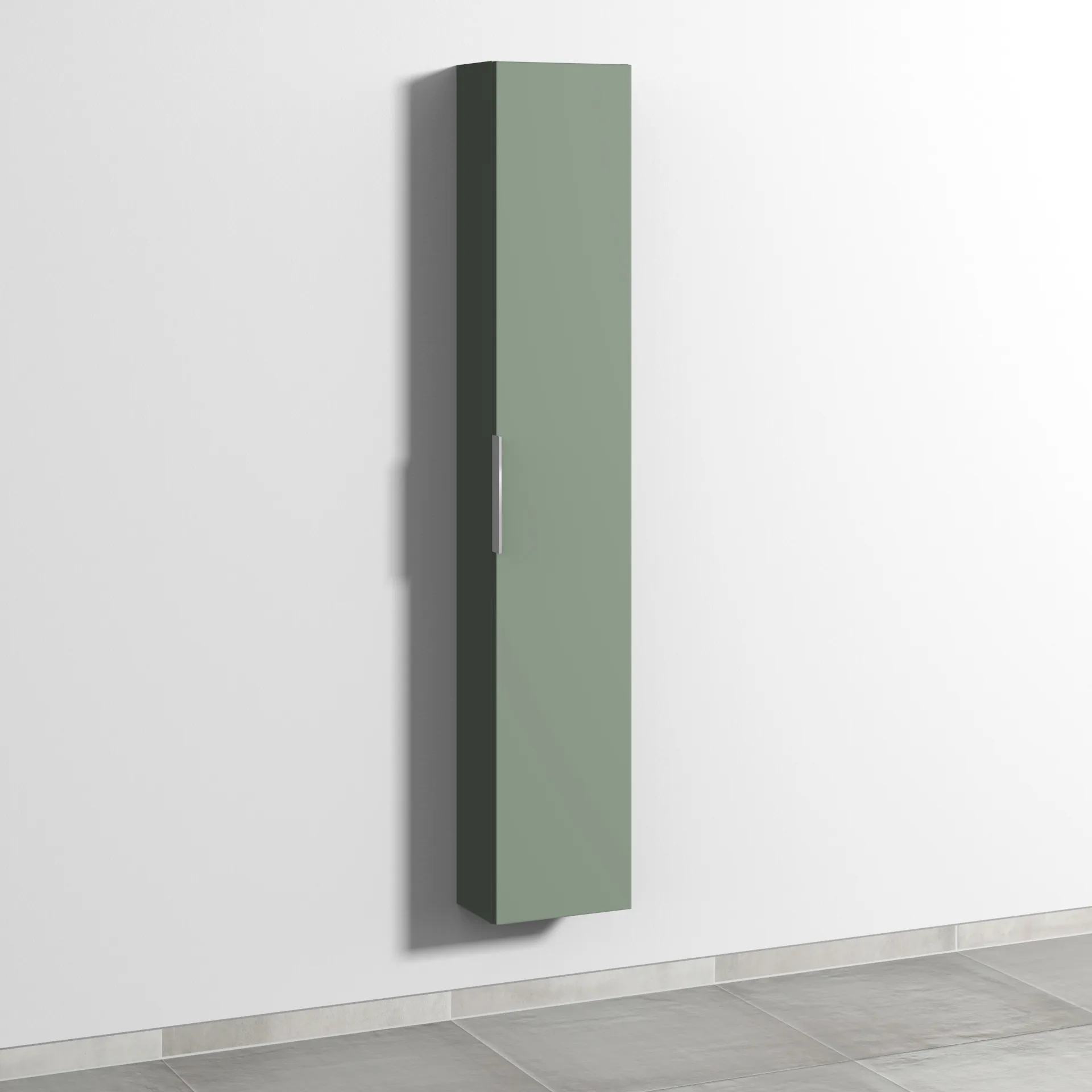 Sanipa Hochschrank „3way“ 300 × 1700 × 199 mm Anschlag rechts, in Soft-Green, Anschlag rechts