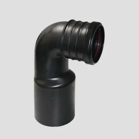 WC-Anschlussbogen 90 Grad DN90/DN100, 3-fach, schwarz WC-Anschlussbogen 90 Grad DN90/DN100, 3-fach, schwarz