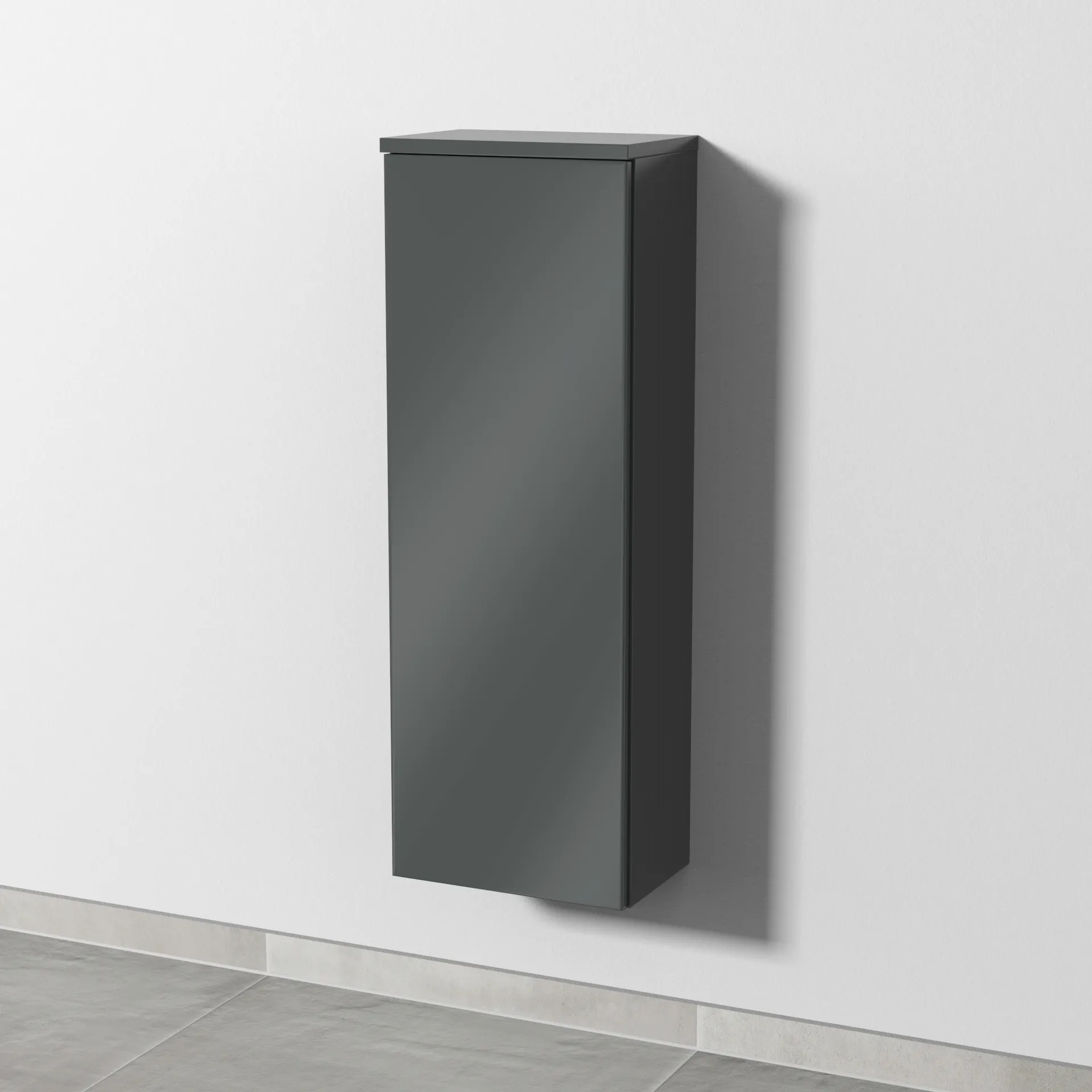 Sanipa Mittelschrank „3way“ 300 × 850 × 199 mm Anschlag links, in Anthrazit (glanz), Anschlag links