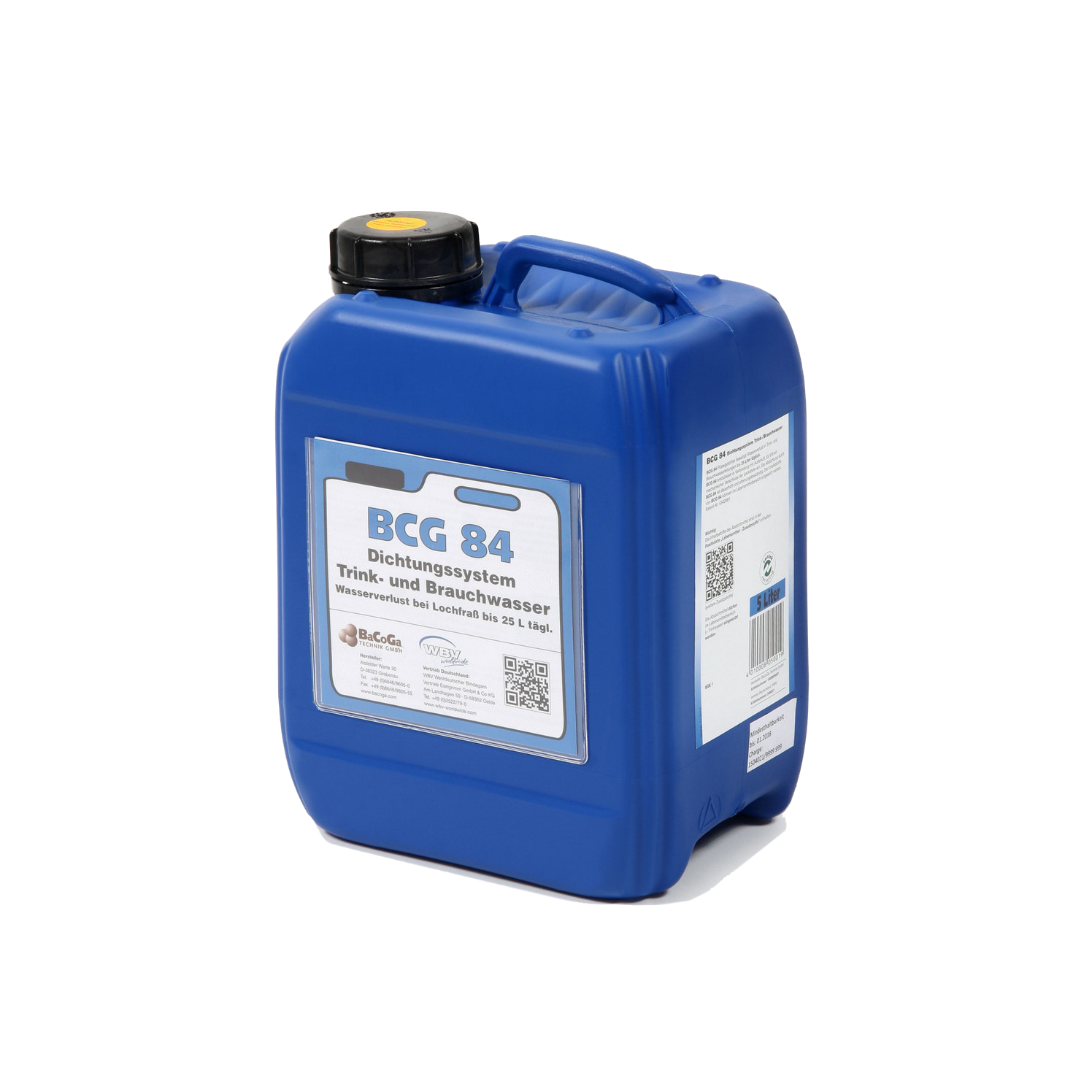 BaCoGa Flüssigdichtmittel gegen Wasserverlust in Trinkwasserleitungen BCG 84 (5 Liter) BaCoGa Flüssigdichtmittel gegen Wasserverlust in Trinkwasserleitungen BCG 84 (5 Liter)