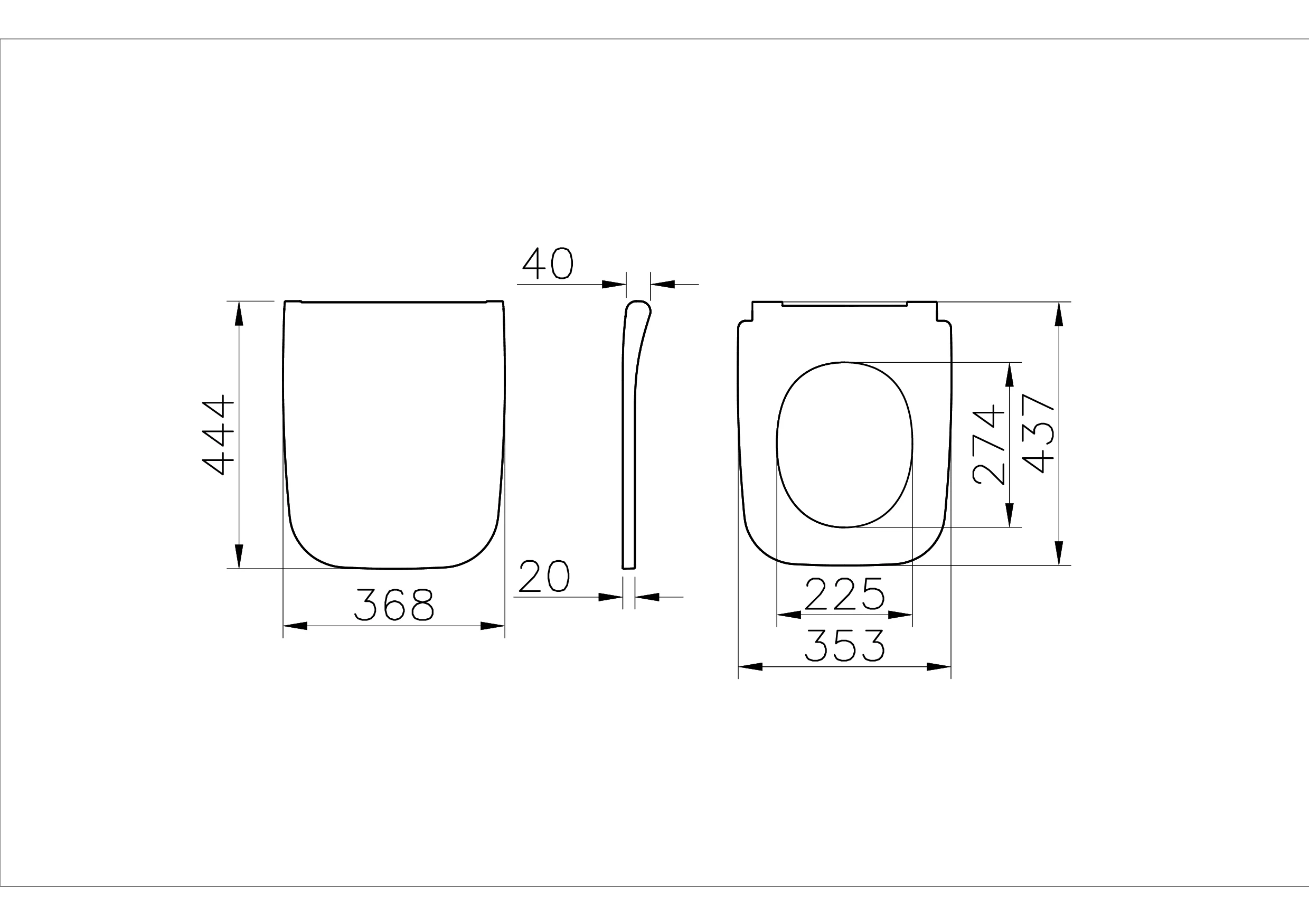 Universal Square WC-Sitz Slim Wrap mit Absenkautomatik und Schnellverschluss Duroplast Steingrau Matt Universal Square WC-Sitz Slim Wrap mit Absenkautomatik und Schnellverschluss Duroplast Steingrau Matt