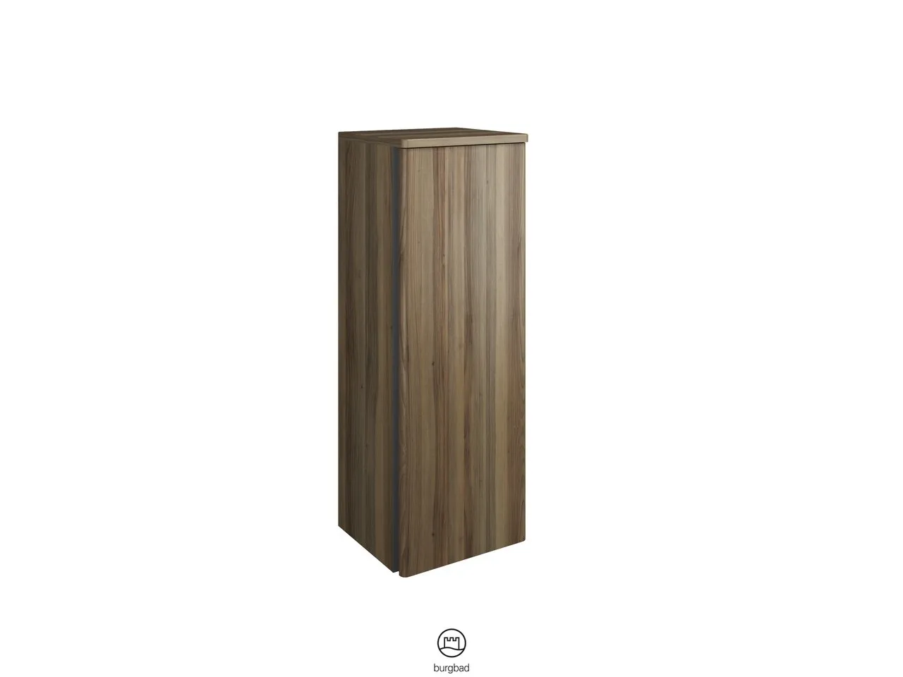 burgbad Hochschrank „Badu“ 392 × 980 × 365 mm in Nussbaum Dekor Samt