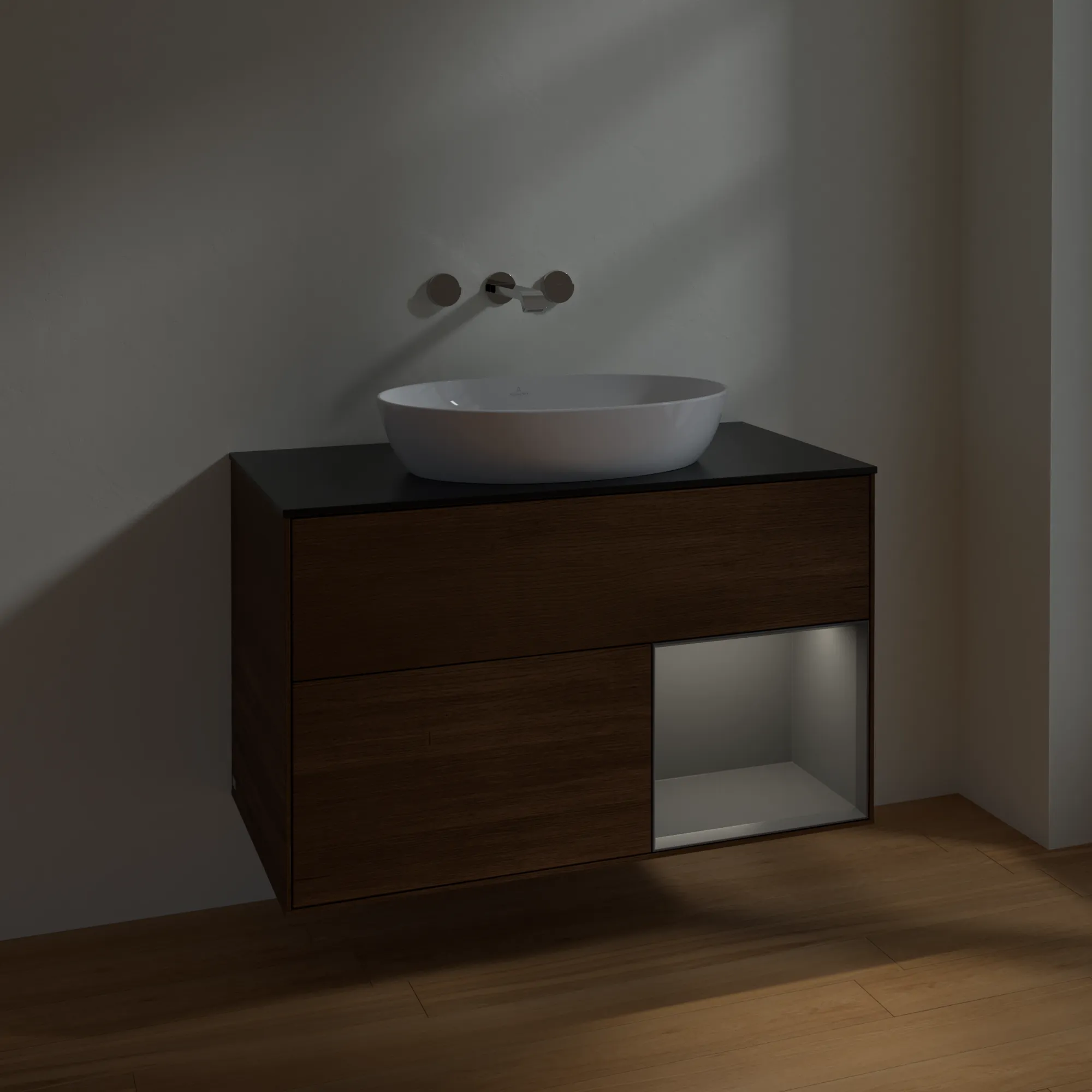 Villeroy & Boch Finion FA2 Waschbeckenunterschrank, 1000x603x501mm m Bel FK/RE/AP: GN/GK/2