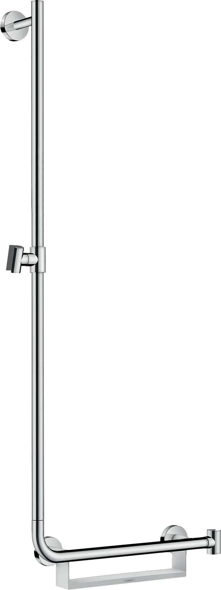 Hansgrohe Unica Brausestange Comfort 110 cm links, Weiß/Chrom Hansgrohe Unica Brausestange Comfort 110 cm links, Weiß/Chrom