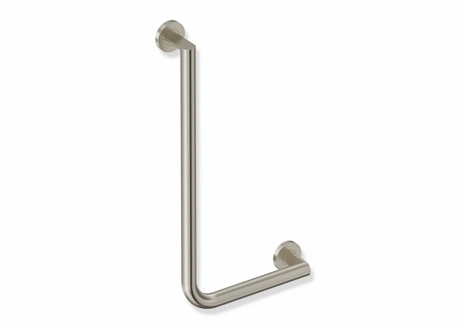 Winkelgriff des Systems 900, Edelstahl, PVD, waagerechte Länge 300 mm, senkrechte Länge 600 mm, D: 32 mm, Ausführung rechts, in Farbe CK (messing glänzend) Winkelgriff des Systems 900, Edelstahl, PVD, waagerechte Länge 300 mm, senkrechte Länge 600 mm, D: 32 mm, Ausführung rechts, in Farbe CK (messing glänzend)