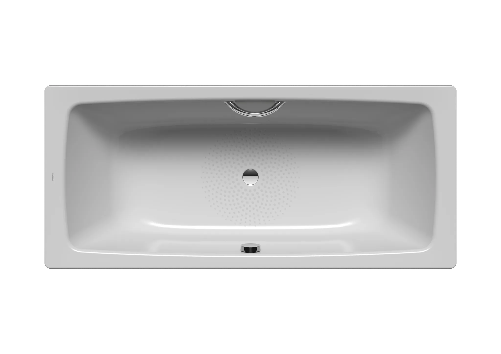 Kaldewei Badewanne „Cayono Duo“ rechteck 180 × 80 cm, mit Grifflochbohrungen in manhattan