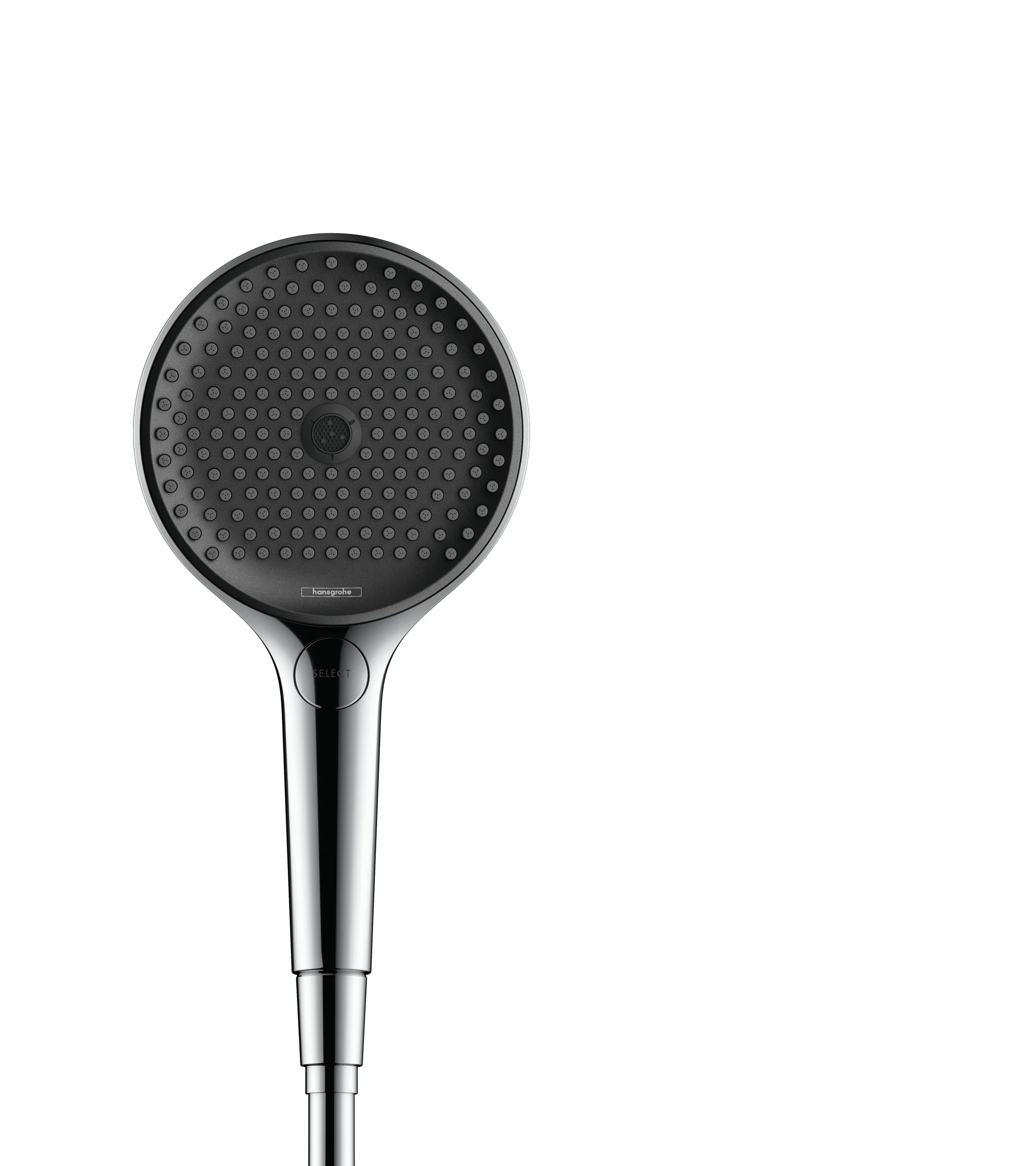 Hansgrohe Rainfinity Handbrause 130 3jet chrom | Brausekopfgröße: 132 mm | PowderRain, Intense PowderRain, MonoRain Strahlarten | QuickClean für einfache Reinigung